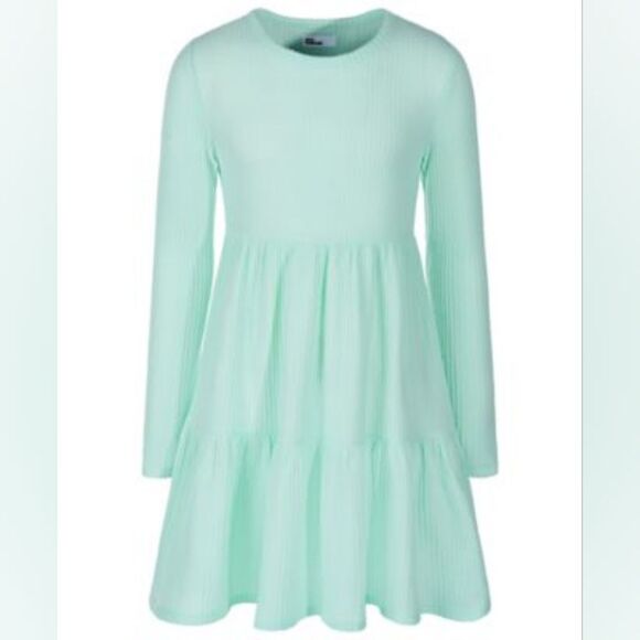 Epic Threads Light Green Casual Kids Dress - Picture 1 of 2